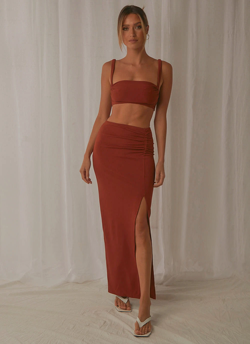 Peppermayo Talk About Love Skirt - Brown 3 Peppermayo Talk About Love Skirt - Brown