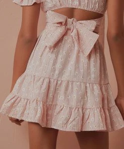 Peppermayo Horizons Mini Skirt - Pink Floral New & Most Loved 11 Peppermayo Horizons Mini Skirt - Pink Floral New & Most Loved