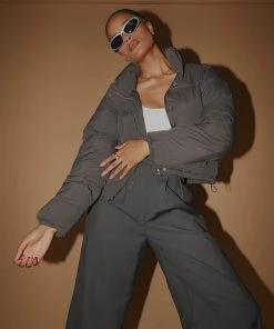 Nude Lucy Topher Puffer Jacket - Coal New & Most Loved 11 Nude Lucy Topher Puffer Jacket - Coal New & Most Loved