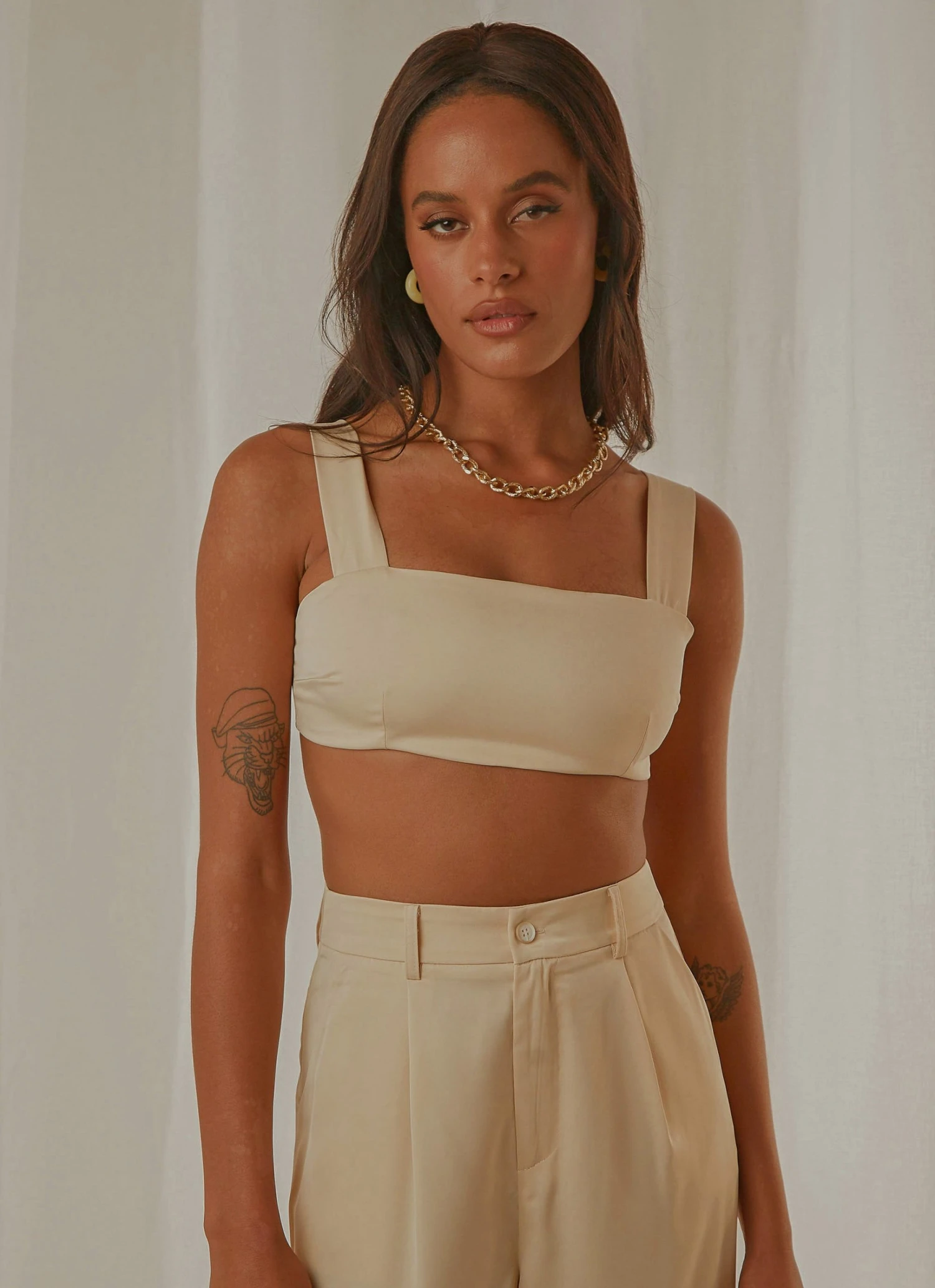 Peppermayo Exclusive New Space Crop - Ivory New & Most Loved 5 Peppermayo Exclusive New Space Crop - Ivory New & Most Loved