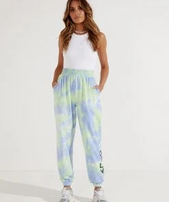 BY DYLN New & Most Loved Hudson Trackpant - Tie Dye