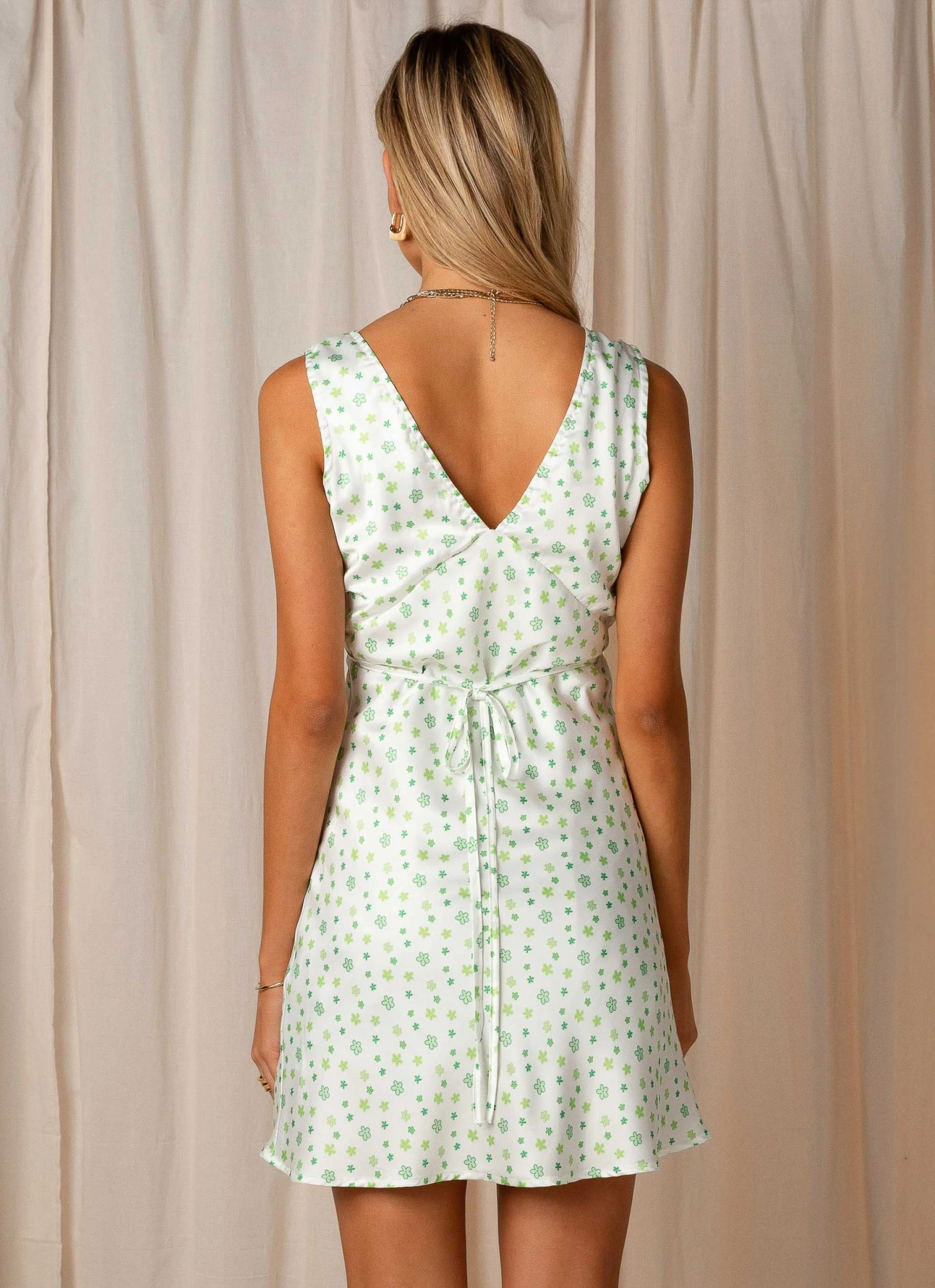 Peppermayo Exclusive Audrey Vintage Slip Dress - Green Wild Poppies New & Most Loved Peppermayo Exclusive Audrey Vintage Slip Dress - Green Wild Poppies New & Most Loved