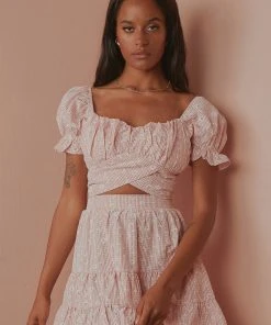 Peppermayo Next Adventure Crop Top - Pink Floral