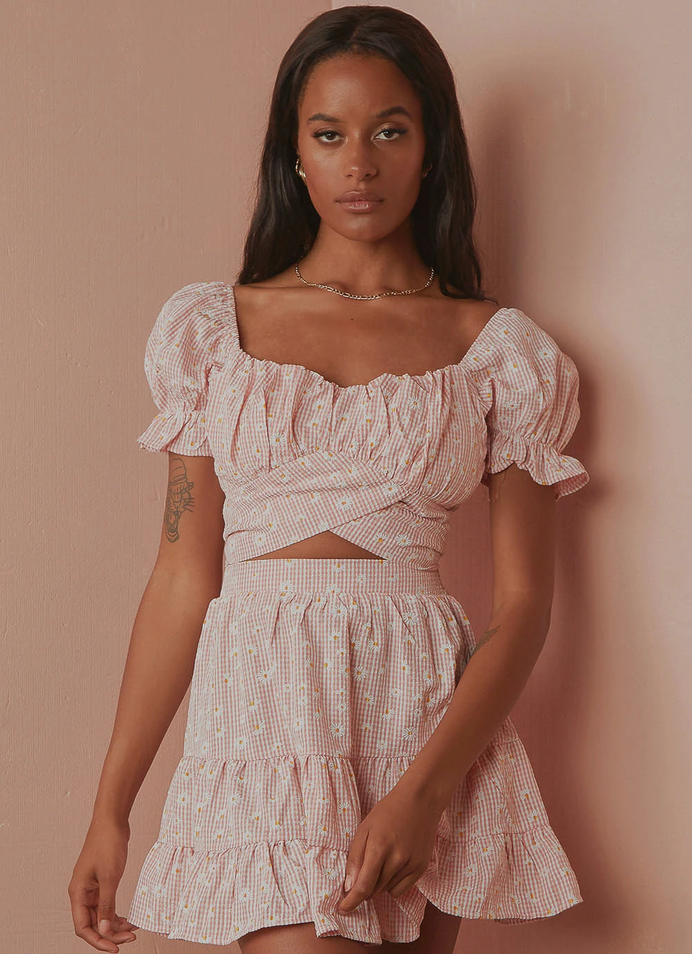 Peppermayo Next Adventure Crop Top - Pink Floral 3 Peppermayo Next Adventure Crop Top - Pink Floral