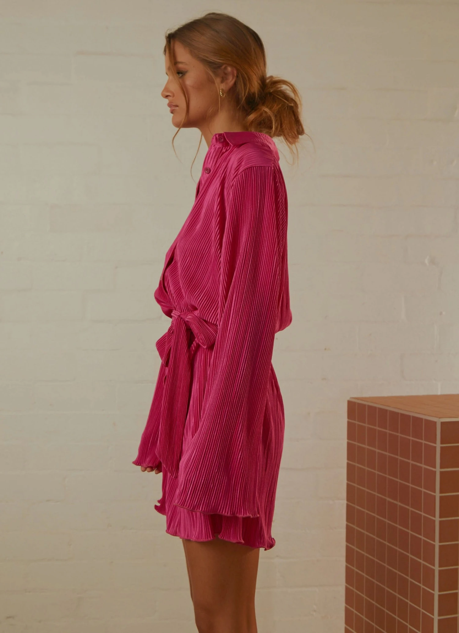 Peppermayo Exclusive New & Most Loved Soho Chic Shirt Dress - Magenta 7 Peppermayo Exclusive New & Most Loved Soho Chic Shirt Dress - Magenta