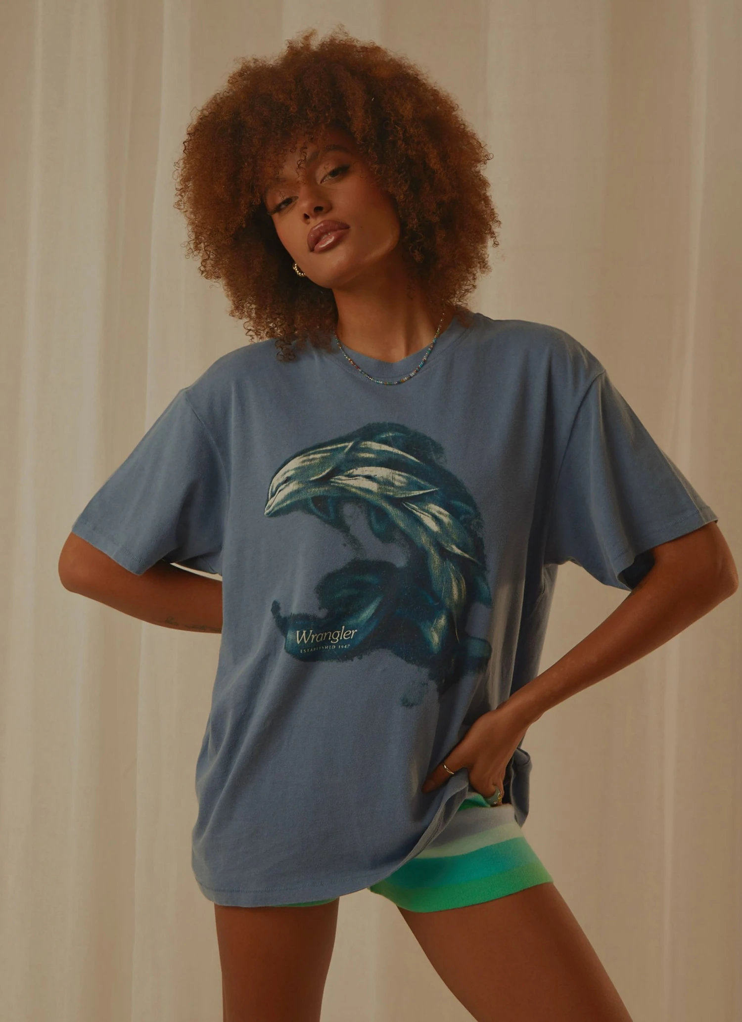 Wrangler Through The Waves Tee - Deep Blue 3 Wrangler Through The Waves Tee - Deep Blue