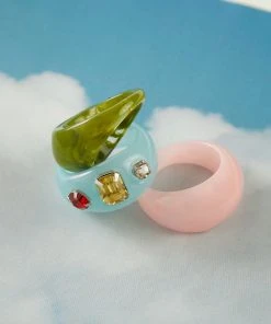 Peppermayo Exclusive Real Groove Resin Ring Set - Multi New & Most Loved 11 Peppermayo Exclusive Real Groove Resin Ring Set - Multi New & Most Loved
