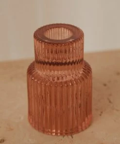 Candle Co Arlo Vintage Candle Holder - Amber 7 Candle Co Arlo Vintage Candle Holder - Amber