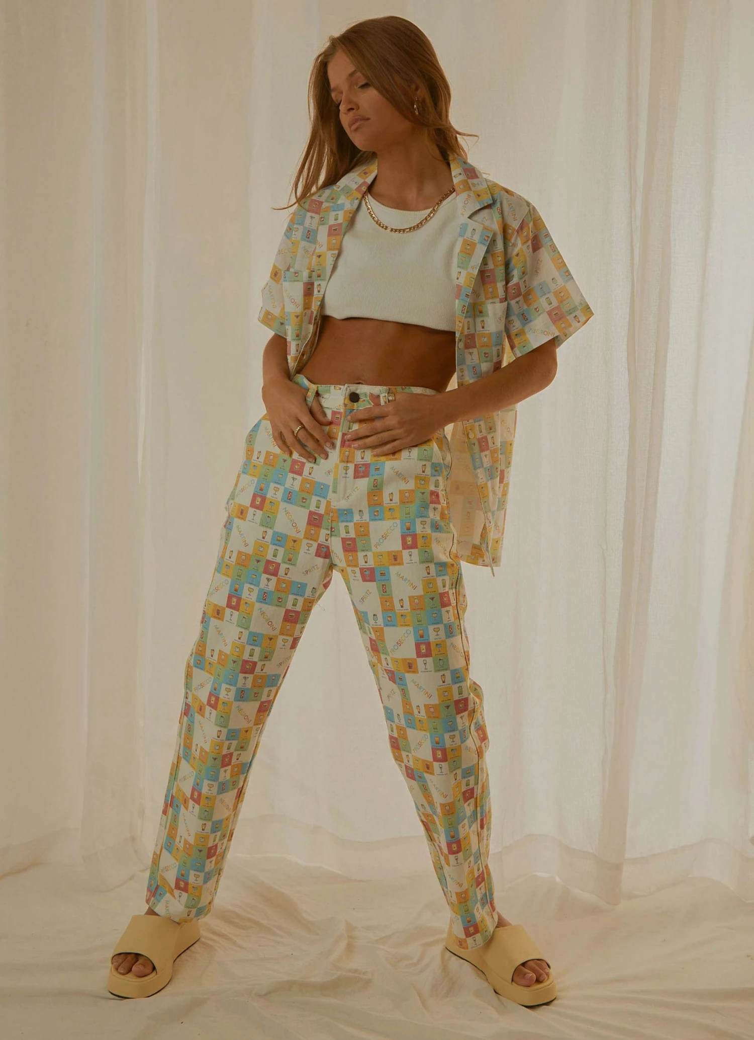 Cools Club California Pant - Cocktail Hour Cools Club California Pant - Cocktail Hour