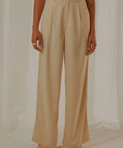 Peppermayo Exclusive New & Most Loved Milano Satin Pant - Ivory 9 Peppermayo Exclusive New & Most Loved Milano Satin Pant - Ivory