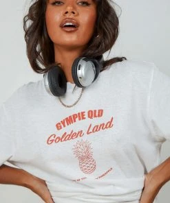 Rolla's Big Pineapple Tomboy Tee - Vintage White