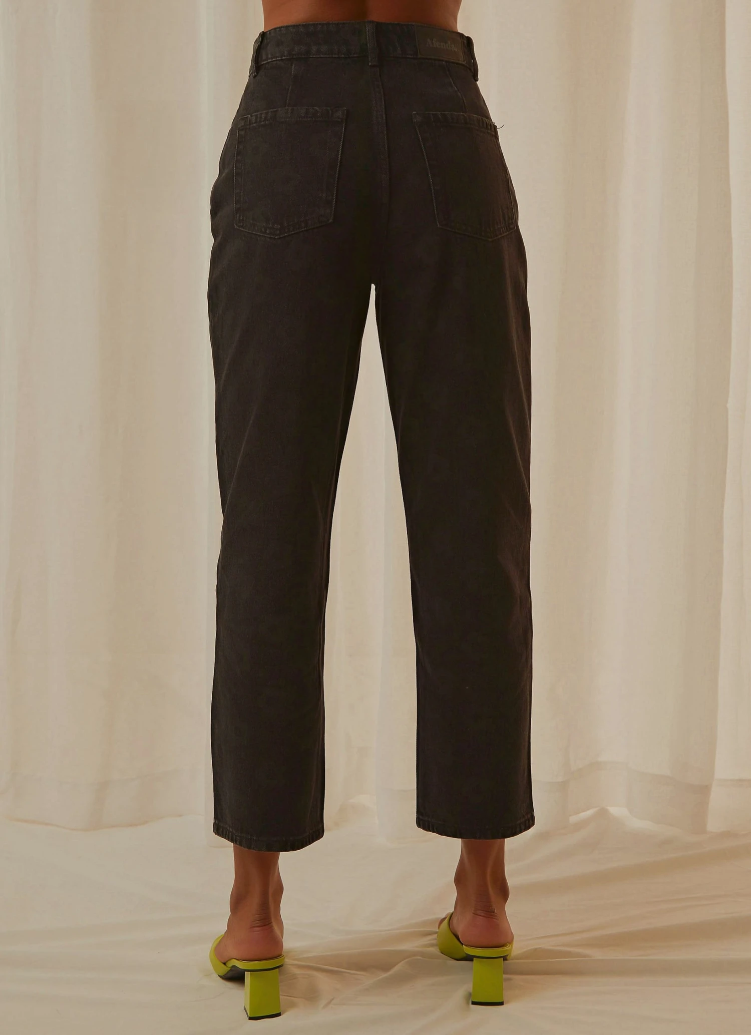 Afends New & Most Loved Shelby Organic Denim Floral Jean - Washed Black 8 Afends New & Most Loved Shelby Organic Denim Floral Jean - Washed Black