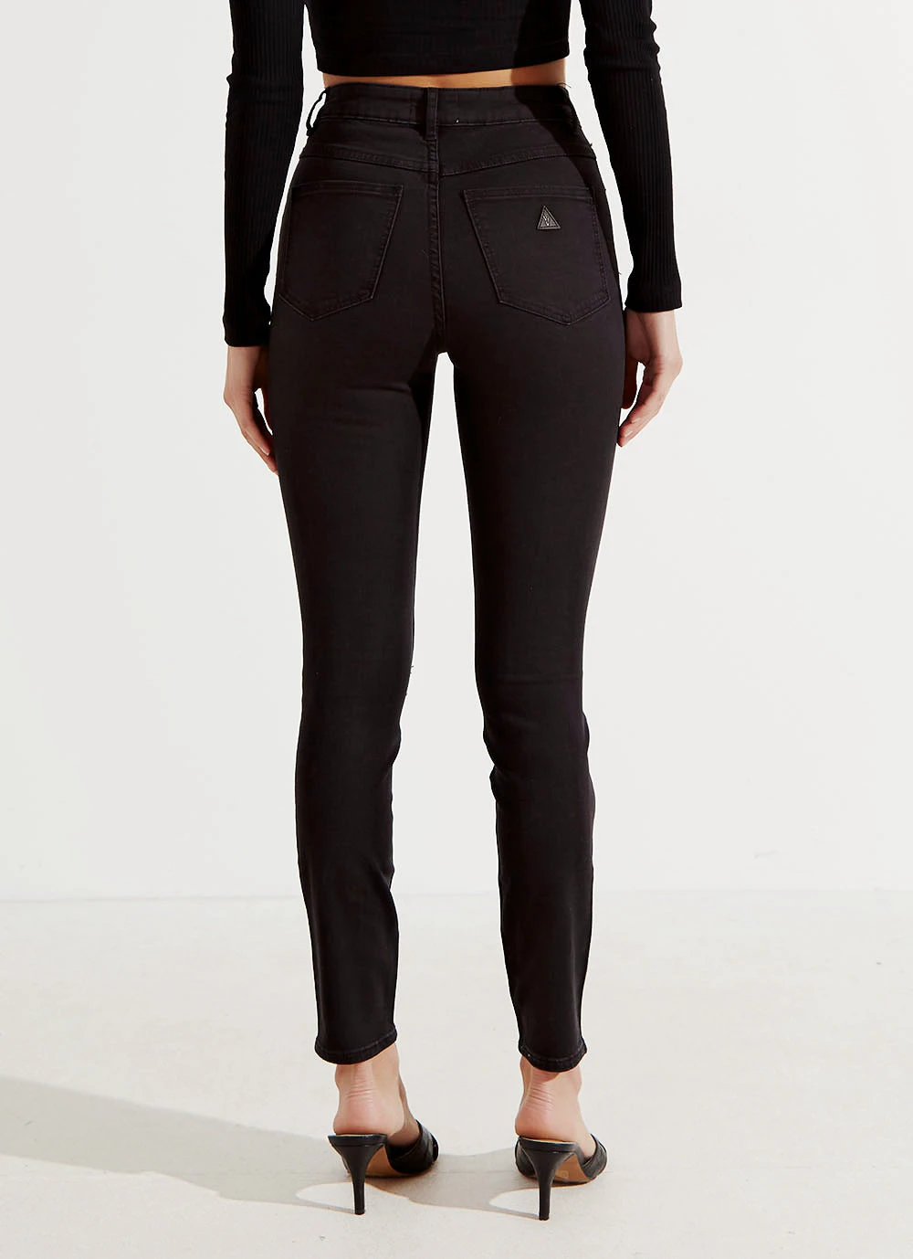 Abrand A High Skinny Ankle Basher Jeans - Buster Black New & Most Loved 7 Abrand A High Skinny Ankle Basher Jeans - Buster Black New & Most Loved