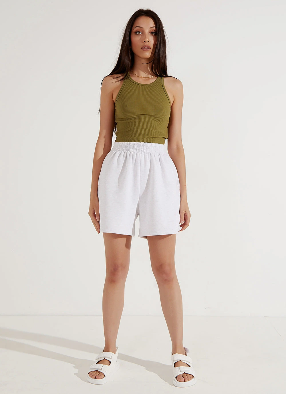 Afends New & Most Loved Pearl - Rib Singlet - Olive 5 Afends New & Most Loved Pearl - Rib Singlet - Olive