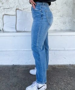 Lee High Straight Jean - Supple Blue 11 Lee High Straight Jean - Supple Blue