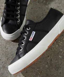 Superga 2750 Efglu Sneaker - C39 Black White
