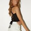 Peppermayo Real Thing Tie Back Top - Black 2 Peppermayo Real Thing Tie Back Top - Black