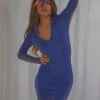 Peppermayo Exclusive Tornado Collared Dress - Cobalt New & Most Loved