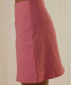 Peppermayo Exclusive New & Most Loved Rooftop Drinks Mini Skirt - Pink - Pre-Order