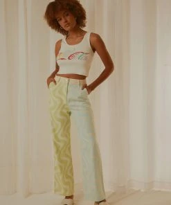 Peppermayo Exclusive Ma Belle Pants - Ocean Wave New & Most Loved