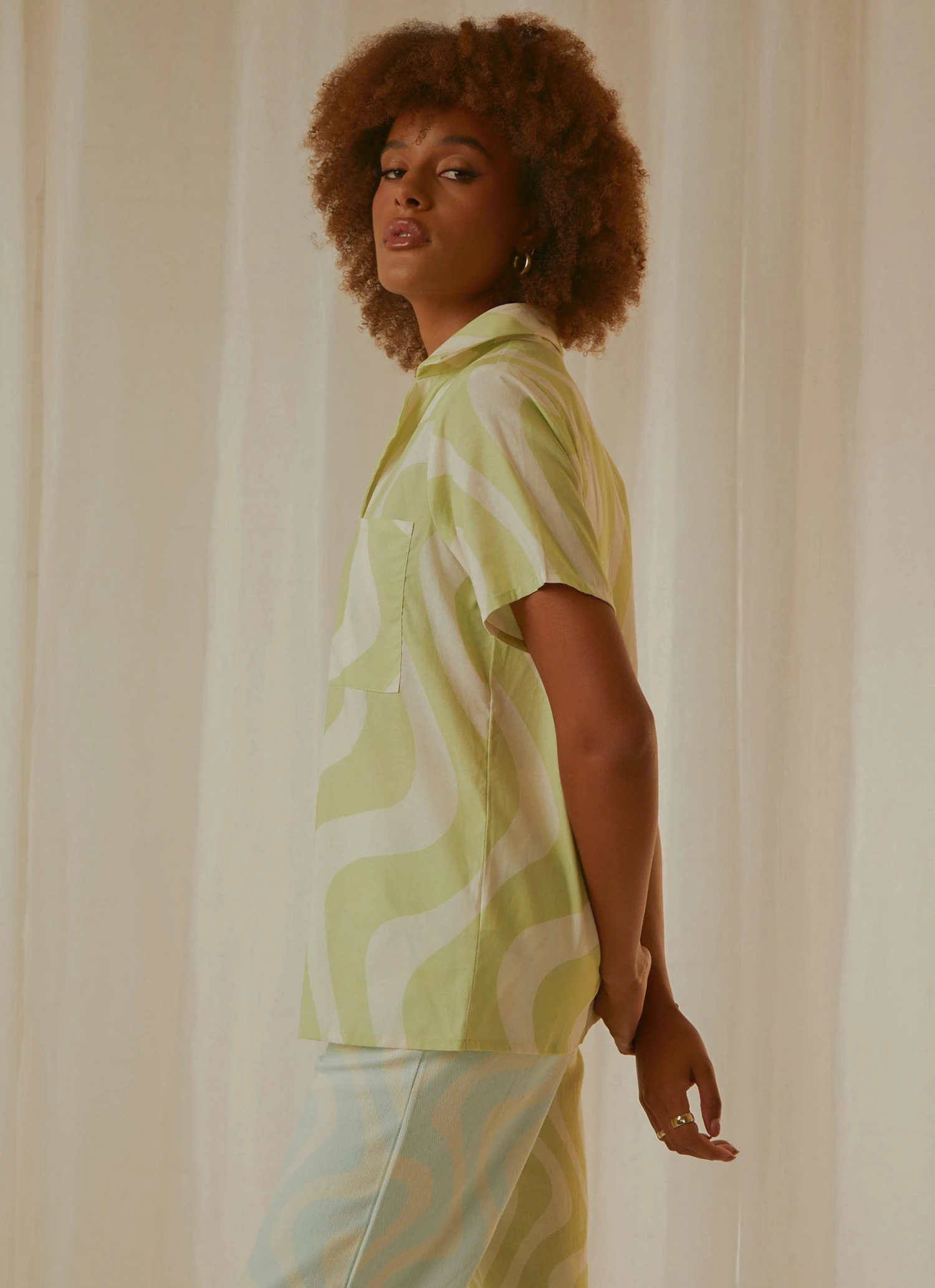 Peppermayo Exclusive New & Most Loved Feels Like Sunday Shirt - Lime Wave 6 Peppermayo Exclusive New & Most Loved Feels Like Sunday Shirt - Lime Wave