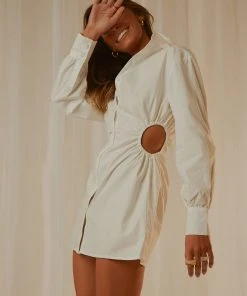 Peppermayo Exclusive New & Most Loved Soho Shirt Dress - White 9 Peppermayo Exclusive New & Most Loved Soho Shirt Dress - White