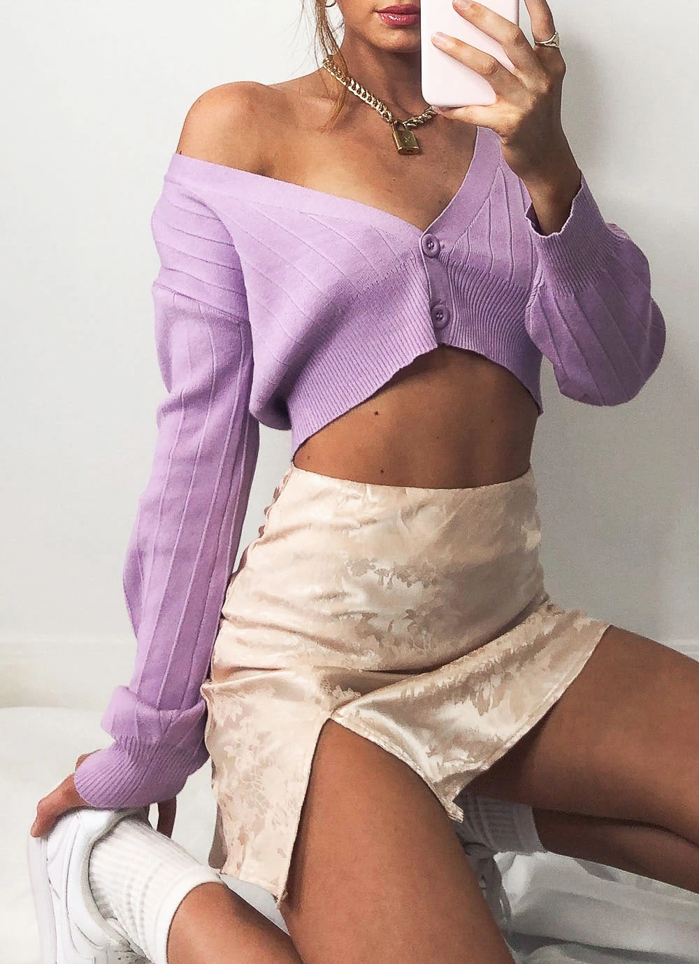 Peppermayo Adama Mini Skirt - Champagne 3 Peppermayo Adama Mini Skirt - Champagne