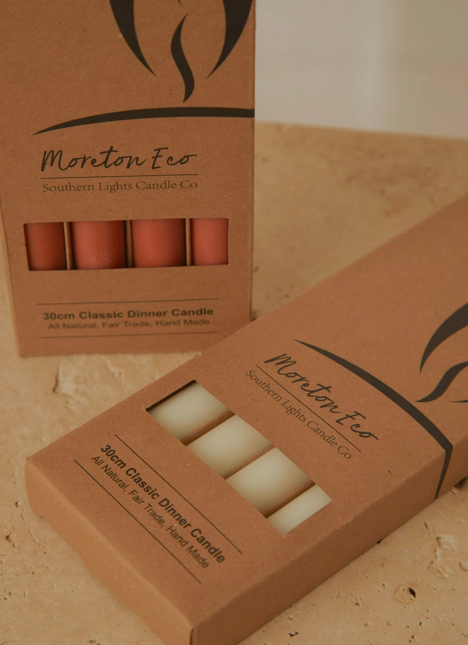 Candle Co New & Most Loved Moreton 30cm Eco Dinner Candle Pack Of 4 - Ivory 5 Candle Co New & Most Loved Moreton 30cm Eco Dinner Candle Pack Of 4 - Ivory