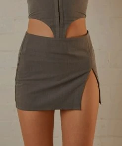 Peppermayo Exclusive New & Most Loved Maggie Mini Skirt - Charcoal 10 Peppermayo Exclusive New & Most Loved Maggie Mini Skirt - Charcoal