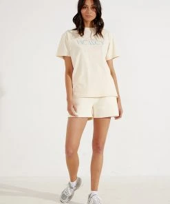 Vacancy Supply New & Most Loved Late Checkout Tee - Butter 10 Vacancy Supply New & Most Loved Late Checkout Tee - Butter