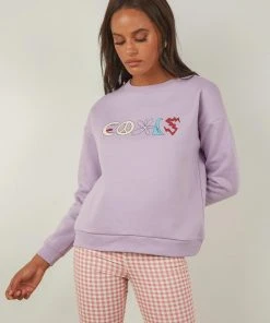 Cools Club New & Most Loved Trippy Club Sweatshirt - Lavender
