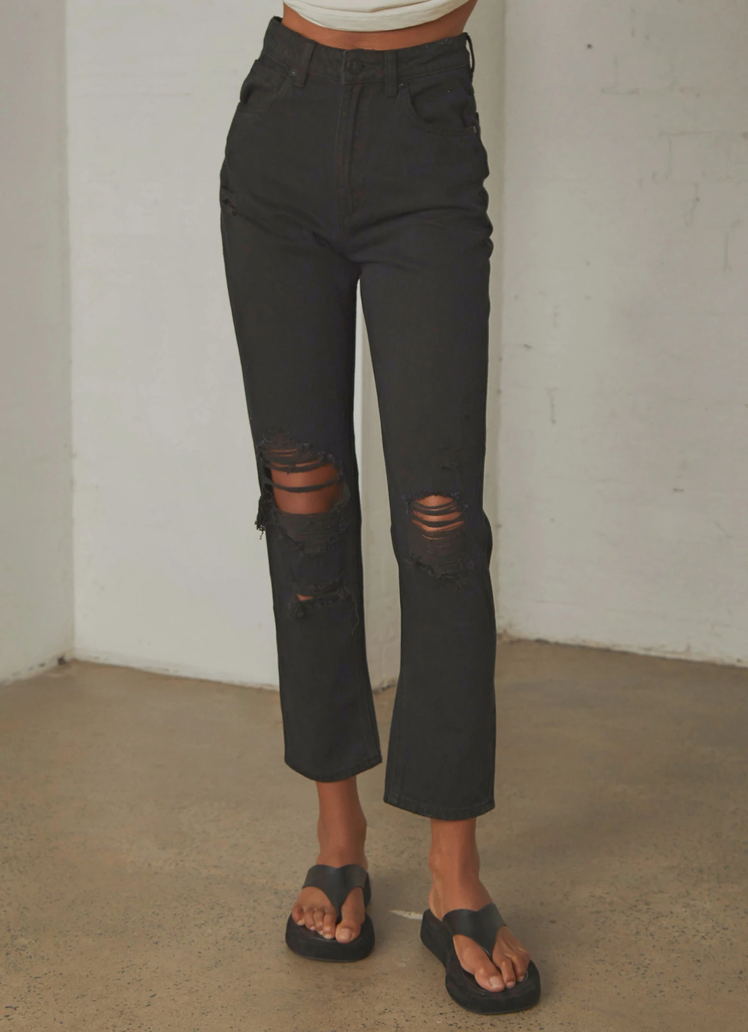 Abrand New & Most Loved A 94 Slim Jeans - Black Wildlife 3 Abrand New & Most Loved A 94 Slim Jeans - Black Wildlife