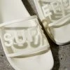 Superga 1908 Slides Clear Identity - X1I White Avorio New & Most Loved 1 Superga 1908 Slides Clear Identity - X1I White Avorio New & Most Loved