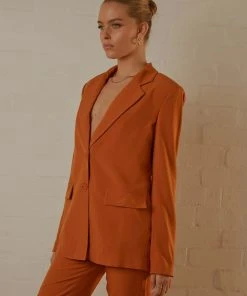 Peppermayo Exclusive New & Most Loved Tess Oversized Blazer - Terracotta 11 Peppermayo Exclusive New & Most Loved Tess Oversized Blazer - Terracotta