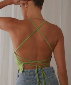 Peppermayo Exclusive Pascale Top - Moss Green 11 Peppermayo Exclusive Pascale Top - Moss Green