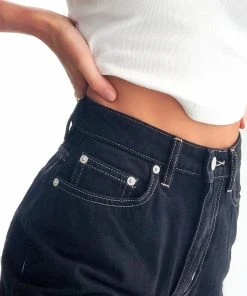 Lee High Mom Jeans - Black Royale New & Most Loved