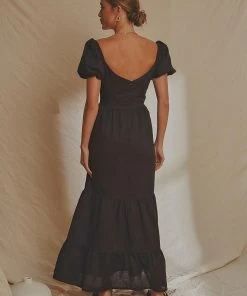 National Breast Cancer Foundation X Peppermayo Europe Local Linen Maxi Dress - Black New & Most Loved 12 National Breast Cancer Foundation X Peppermayo Europe Local Linen Maxi Dress - Black New & Most Loved