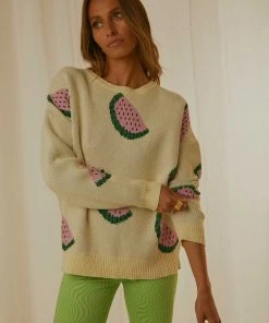 Peppermayo Exclusive New & Most Loved Market Finds Knit Jumper - Watermelon 10 Peppermayo Exclusive New & Most Loved Market Finds Knit Jumper - Watermelon
