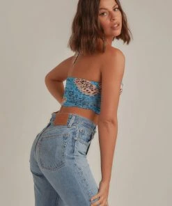 Peppermayo Hyperparadise Crop Top - Blue Multi New & Most Loved 10 Peppermayo Hyperparadise Crop Top - Blue Multi New & Most Loved