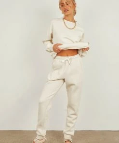 Nude Lucy Carter Classic Trackpant - Ecru