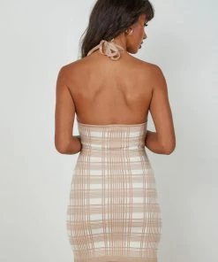 Peppermayo California Cool Knit Mini Dress - Beige 11 Peppermayo California Cool Knit Mini Dress - Beige