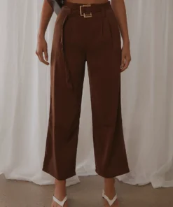 Peppermayo New Bottoms Night In France Pants - Brown 9 Peppermayo New Bottoms Night In France Pants - Brown