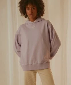 Afends New & Most Loved Revolve Hemp Oversized Pull On Hood - Lilac 4 Afends New & Most Loved Revolve Hemp Oversized Pull On Hood - Lilac