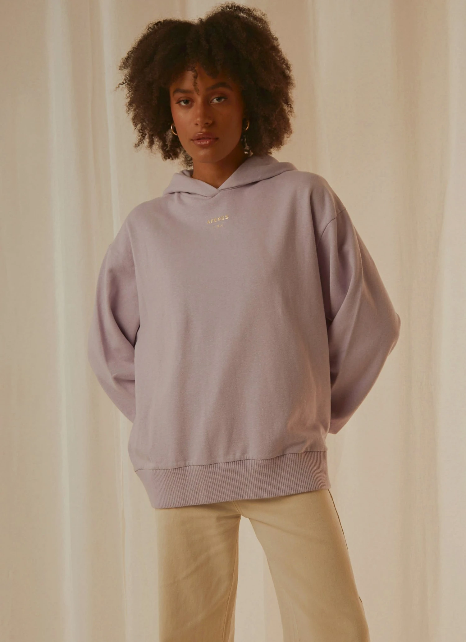 Afends New & Most Loved Revolve Hemp Oversized Pull On Hood - Lilac Afends New & Most Loved Revolve Hemp Oversized Pull On Hood - Lilac