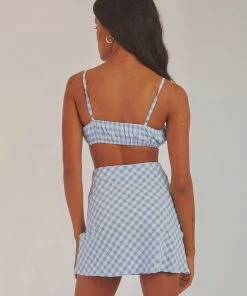 Peppermayo New & Most Loved Same Love Crop Top - Blue Gingham 9 Peppermayo New & Most Loved Same Love Crop Top - Blue Gingham