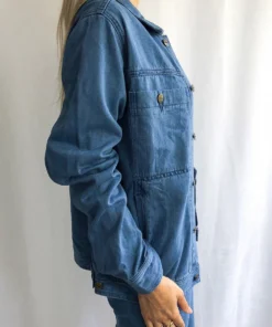 Afends Overtime Hemp Denim Jacket - Classic Blue 8 Afends Overtime Hemp Denim Jacket - Classic Blue