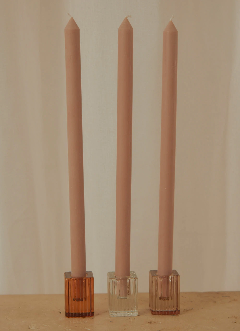 Candle Co New & Most Loved Moreton Eco Dinner Candle - Latte 4 Candle Co New & Most Loved Moreton Eco Dinner Candle - Latte