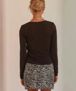 Peppermayo New & Most Loved Pamela Long Sleeve Top - Black