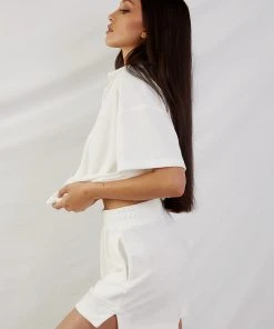 Peppermayo Exclusive Provence Collared Terry Top - White New & Most Loved 13 Peppermayo Exclusive Provence Collared Terry Top - White New & Most Loved