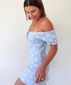 Peppermayo Be Someone Mini Dress - Blue